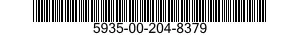5935-00-204-8379 ADAPTER,SOCKET,PLUG-IN ELECTRONIC COMPONENTS 5935002048379 002048379