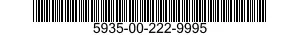 5935-00-222-9995 SOCKET,PLUG-IN ELECTRONIC COMPONENTS 5935002229995 002229995