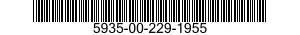 5935-00-229-1955 CONNECTOR,PLUG,ELECTRICAL 5935002291955 002291955