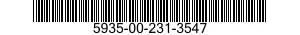 5935-00-231-3547 RETAINER,ELECTRICAL CONNECTOR 5935002313547 002313547