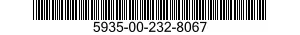 5935-00-232-8067 CONNECTOR,RECEPTACLE,ELECTRICAL 5935002328067 002328067