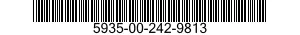 5935-00-242-9813 CONNECTOR,RECEPTACLE,ELECTRICAL 5935002429813 002429813