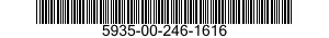 5935-00-246-1616 CONNECTOR,RECEPTACLE,ELECTRICAL 5935002461616 002461616