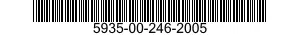 5935-00-246-2005 CONNECTOR,RECEPTACLE,ELECTRICAL 5935002462005 002462005