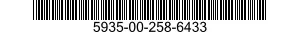 5935-00-258-6433 CONNECTOR,RECEPTACLE,ELECTRICAL 5935002586433 002586433