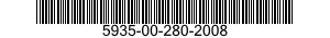 5935-00-280-2008 CONNECTOR,RECEPTACLE,ELECTRICAL 5935002802008 002802008