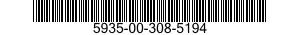 5935-00-308-5194 ADAPTER,CABLE CLAMP TO CONNECTOR 5935003085194 003085194