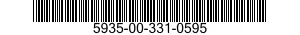 5935-00-331-0595 CONNECTOR,PLUG,ELECTRICAL 5935003310595 003310595