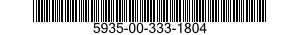 5935-00-333-1804 CONNECTOR,PLUG,ELECTRICAL 5935003331804 003331804