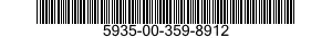 5935-00-359-8912 RETAINER,ELECTRICAL CONNECTOR 5935003598912 003598912
