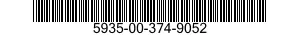 5935-00-374-9052 SOCKET,PLUG-IN ELECTRONIC COMPONENTS 5935003749052 003749052
