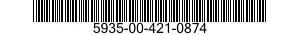 5935-00-421-0874 CONNECTOR,PLUG,ELECTRICAL 5935004210874 004210874