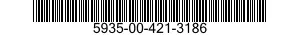 5935-00-421-3186 SOCKET,PLUG-IN ELECTRONIC COMPONENTS 5935004213186 004213186