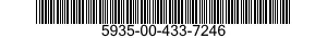 5935-00-433-7246 RECEPTACLE 5935004337246 004337246