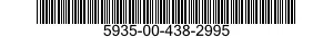 5935-00-438-2995 CONNECTOR,PLUG,ELECTRICAL 5935004382995 004382995