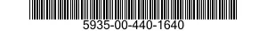 5935-00-440-1640 CONNECTOR,PLUG,ELECTRICAL 5935004401640 004401640