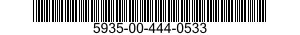 5935-00-444-0533 CONNECTOR,RECEPTACLE,ELECTRICAL 5935004440533 004440533