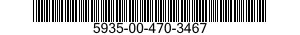 5935-00-470-3467 CONNECTOR,PLUG,ELECTRICAL 5935004703467 004703467