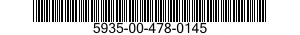 5935-00-478-0145 STRAP NUT,PLUG-IN ELECTRONIC COMPONENTS SOCKET 5935004780145 004780145