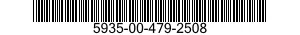 5935-00-479-2508 SOCKET,PLUG-IN ELECTRONIC COMPONENTS 5935004792508 004792508