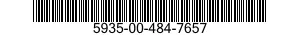 5935-00-484-7657 CONNECTOR,RECEPTACLE,ELECTRICAL 5935004847657 004847657
