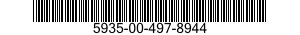 5935-00-497-8944 CONNECTOR,RECEPTACLE,ELECTRICAL 5935004978944 004978944