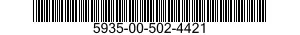 5935-00-502-4421 CONNECTOR,RECEPTACLE,ELECTRICAL 5935005024421 005024421
