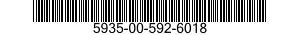 5935-00-592-6018 CONNECTOR,PLUG,ELECTRICAL 5935005926018 005926018