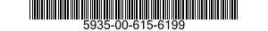 5935-00-615-6199 SOCKET,PLUG-IN ELECTRONIC COMPONENTS 5935006156199 006156199