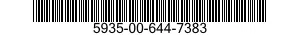 5935-00-644-7383 CONNECTOR,PLUG,ELECTRICAL 5935006447383 006447383