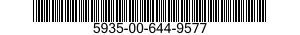 5935-00-644-9577 CONNECTOR,PLUG,ELECTRICAL 5935006449577 006449577