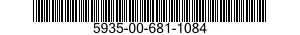 5935-00-681-1084 CONNECTOR,PLUG,ELECTRICAL 5935006811084 006811084