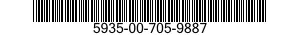 5935-00-705-9887 CONNECTOR,PLUG,ELECTRICAL 5935007059887 007059887