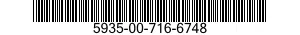 5935-00-716-6748 CONNECTOR,RECEPTACLE,ELECTRICAL 5935007166748 007166748