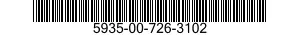 5935-00-726-3102 CONNECTOR,RECEPTACLE,ELECTRICAL 5935007263102 007263102