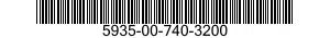 5935-00-740-3200 CONNECTOR BODY,RECEPTACLE,ELECTRICAL 5935007403200 007403200