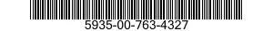 5935-00-763-4327 COVER,ELECTRICAL CONNECTOR 5935007634327 007634327