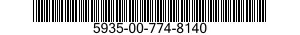 5935-00-774-8140 CONNECTOR,PLUG,ELECTRICAL 5935007748140 007748140