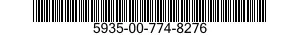 5935-00-774-8276 CONNECTOR,PLUG,ELECTRICAL 5935007748276 007748276