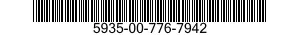 5935-00-776-7942 CONNECTOR,PLUG,ELECTRICAL 5935007767942 007767942