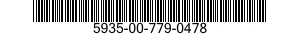5935-00-779-0478 COVER,ELECTRICAL CONNECTOR 5935007790478 007790478