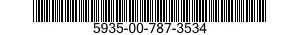 5935-00-787-3534 CONNECTOR,RECEPTACLE,ELECTRICAL 5935007873534 007873534