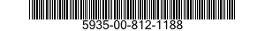 5935-00-812-1188 CONNECTOR,RECEPTACLE,ELECTRICAL 5935008121188 008121188