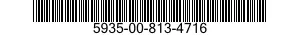 5935-00-813-4716 CONNECTOR,PLUG,ELECTRICAL 5935008134716 008134716