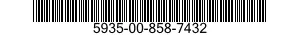 5935-00-858-7432 COVER,ELECTRICAL CONNECTOR 5935008587432 008587432