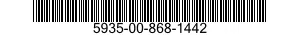 5935-00-868-1442 CONNECTOR,RECEPTACLE,ELECTRICAL 5935008681442 008681442