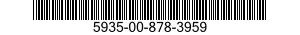 5935-00-878-3959 CONNECTOR,PLUG,ELECTRICAL 5935008783959 008783959