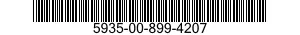 5935-00-899-4207 CONNECTOR,PLUG,ELECTRICAL 5935008994207 008994207