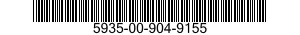 5935-00-904-9155 CONNECTOR,PLUG,ELECTRICAL 5935009049155 009049155
