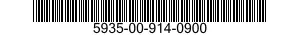 5935-00-914-0900 CONNECTOR,PLUG,ELECTRICAL 5935009140900 009140900